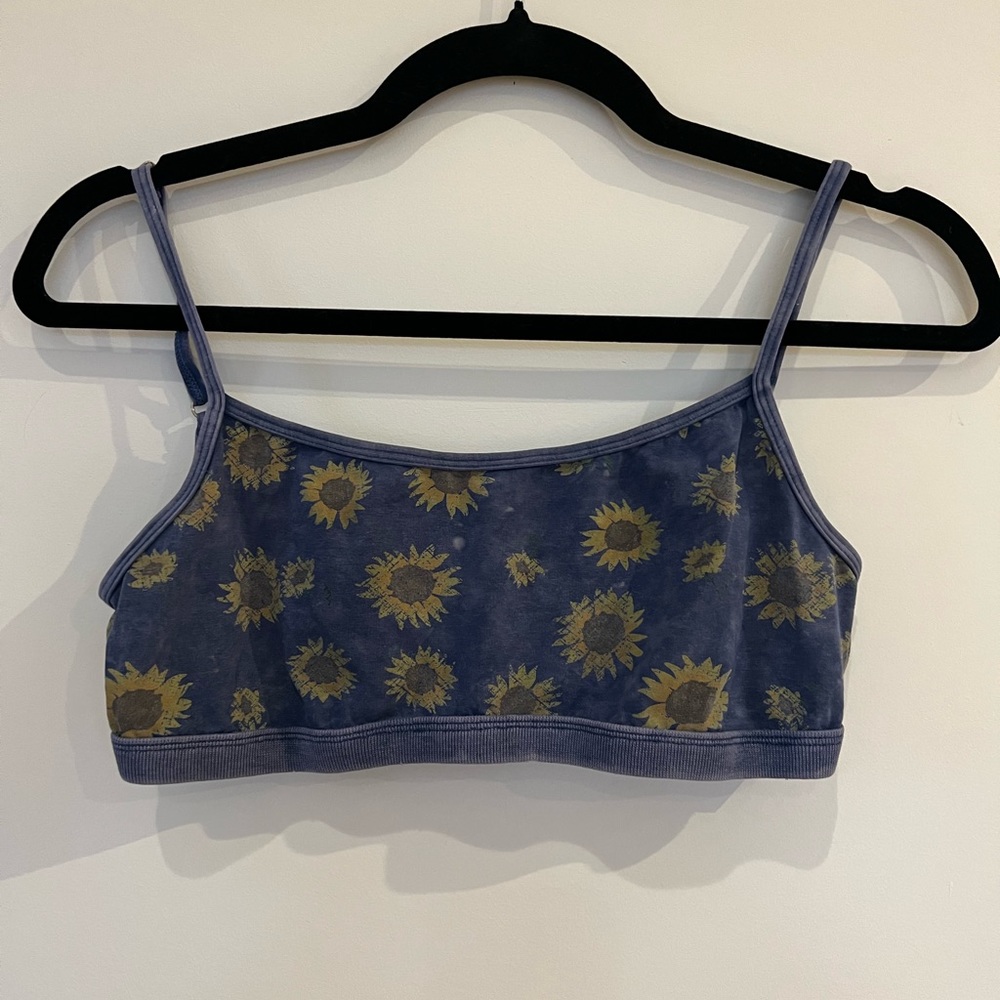 LOW BACK SUNFLOWER BRALETTE